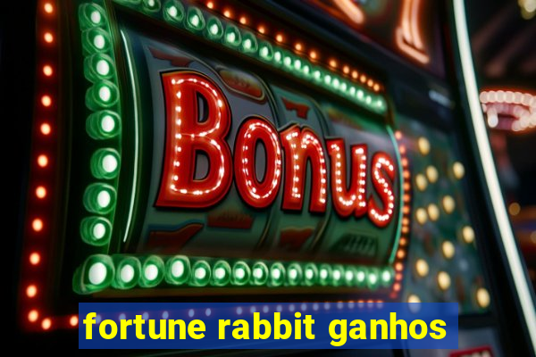 fortune rabbit ganhos