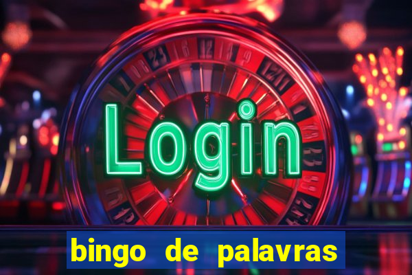 bingo de palavras cha de bebe