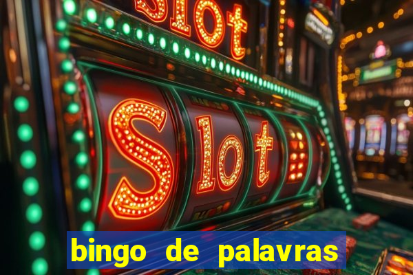 bingo de palavras cha de bebe