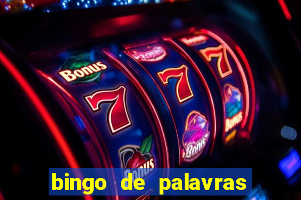 bingo de palavras cha de bebe