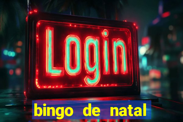 bingo de natal para imprimir gratis