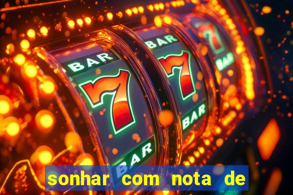 sonhar com nota de 5 reais no jogo do bicho