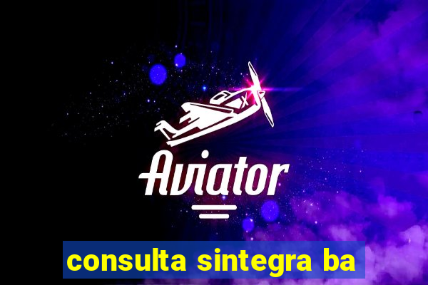 consulta sintegra ba