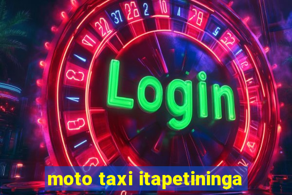 moto taxi itapetininga