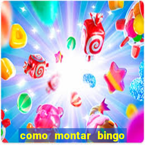 como montar bingo brinquedos toia