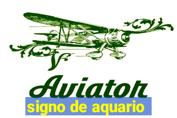 signo de aquario