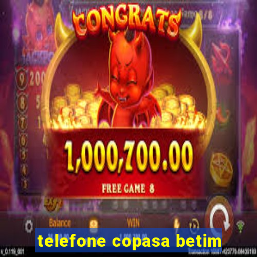 telefone copasa betim