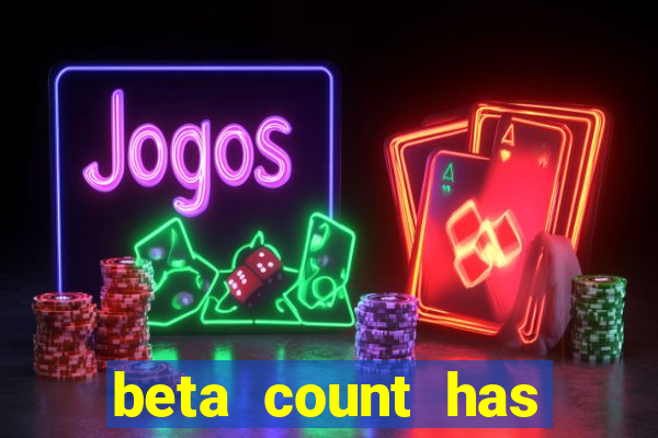 beta count has changed pt br