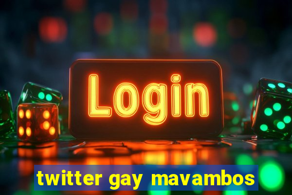 twitter gay mavambos