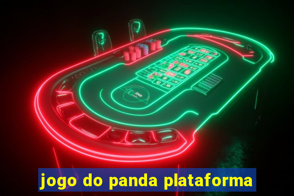 jogo do panda plataforma