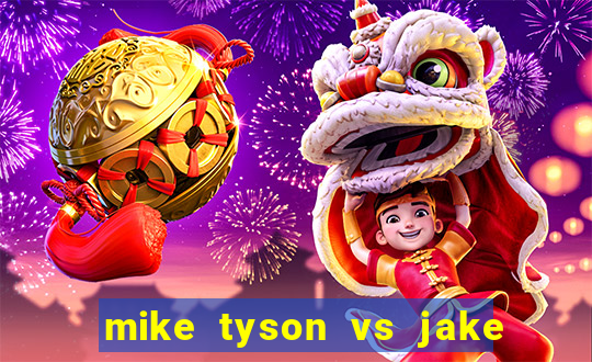 mike tyson vs jake paul assistir online