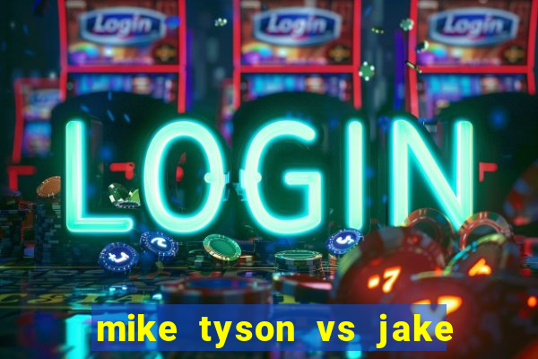 mike tyson vs jake paul assistir online