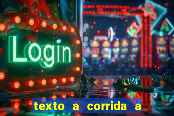 texto a corrida a lagarta lili