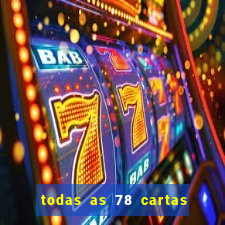 todas as 78 cartas do tarot