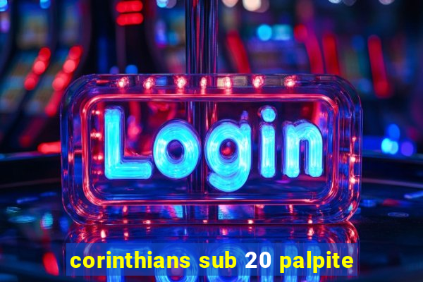 corinthians sub 20 palpite