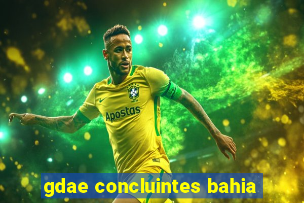 gdae concluintes bahia