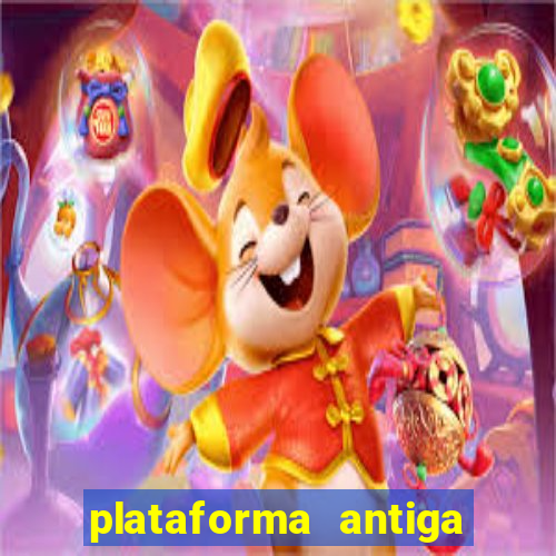 plataforma antiga de jogos