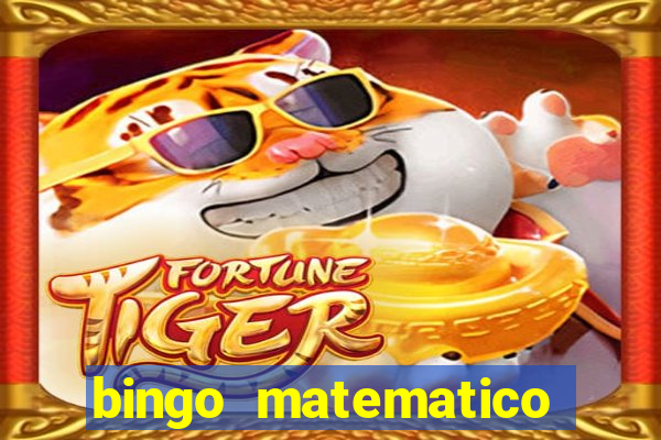 bingo matematico para ensino medio