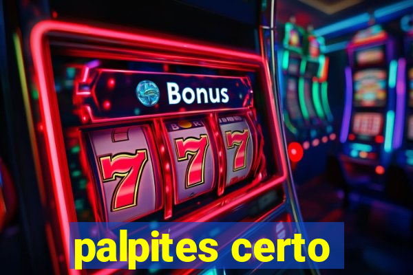 palpites certo