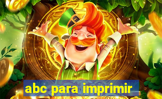 abc para imprimir