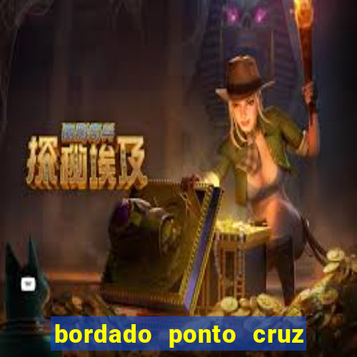 bordado ponto cruz do corinthians