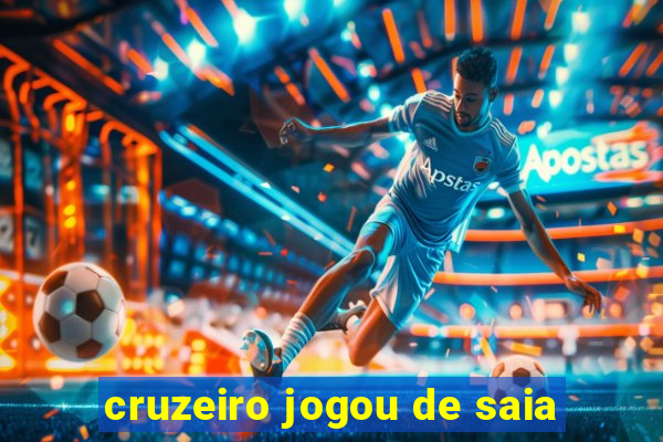 cruzeiro jogou de saia