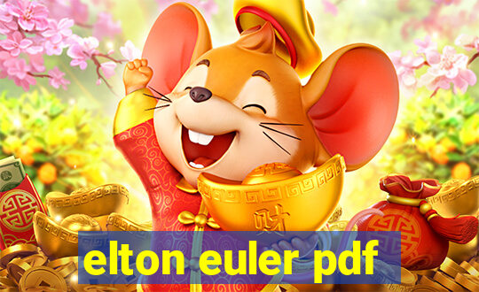 elton euler pdf