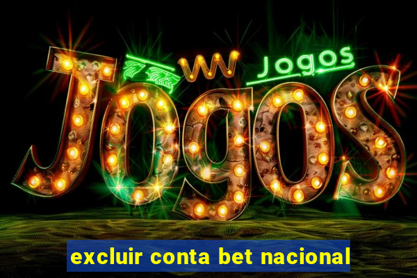 excluir conta bet nacional