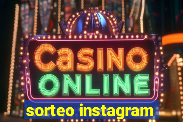 sorteo instagram