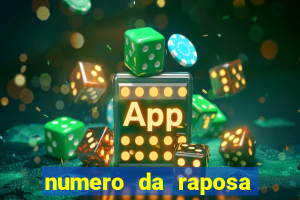 numero da raposa jogo do bicho