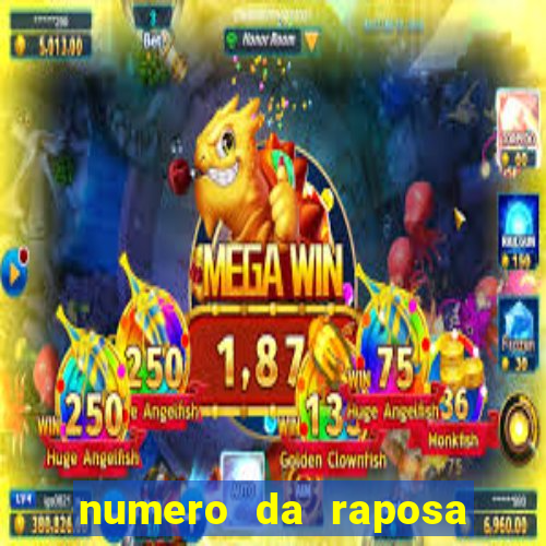 numero da raposa jogo do bicho