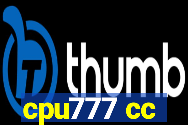 cpu777 cc