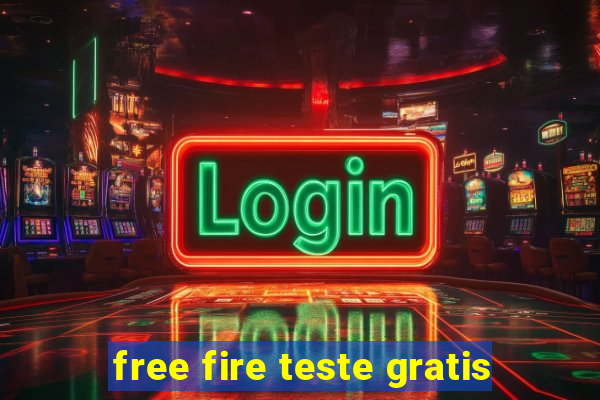 free fire teste gratis