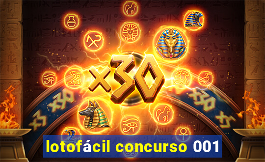 lotofácil concurso 001