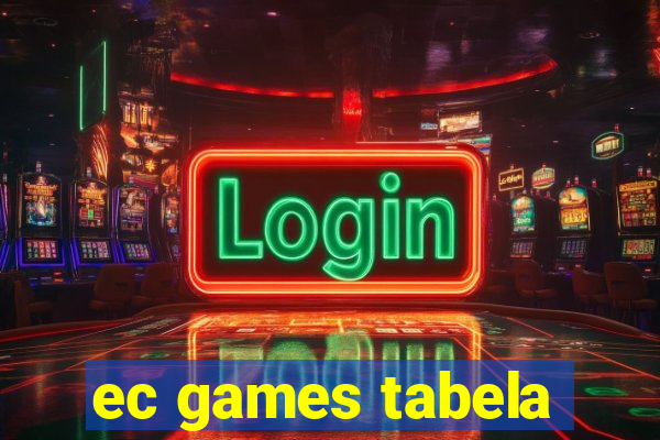 ec games tabela