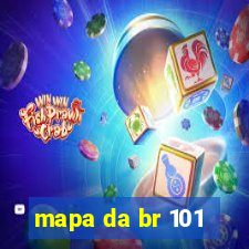 mapa da br 101