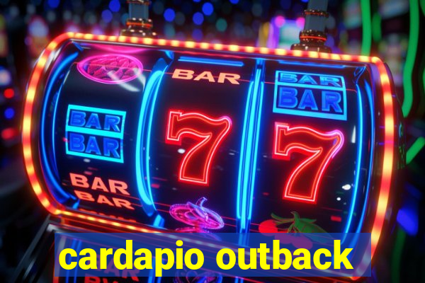 cardapio outback