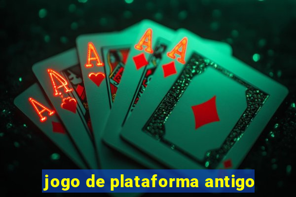 jogo de plataforma antigo