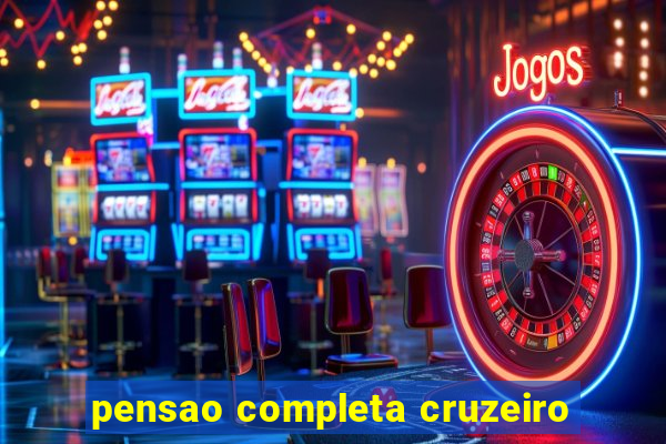 pensao completa cruzeiro