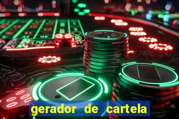 gerador de cartela de bingo