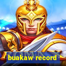 buakaw record