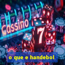 o que e handebol