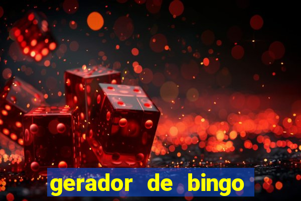 gerador de bingo cha de bebe