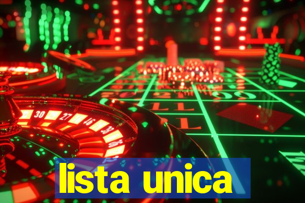 lista unica