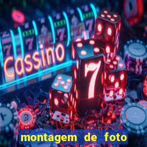 montagem de foto com simbolo do flamengo