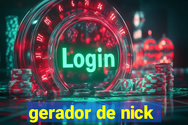 gerador de nick