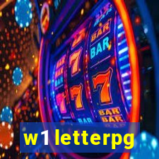 w1 letterpg