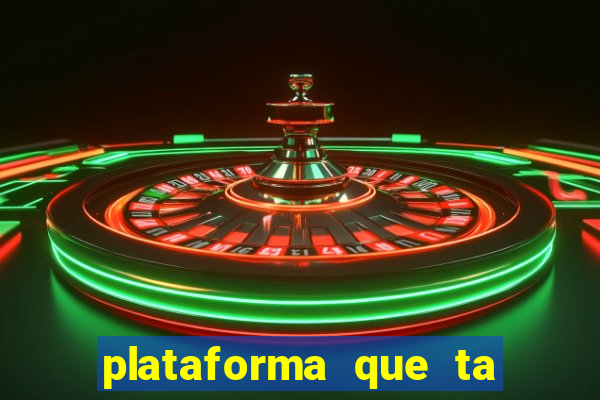 plataforma que ta pagando bem hoje