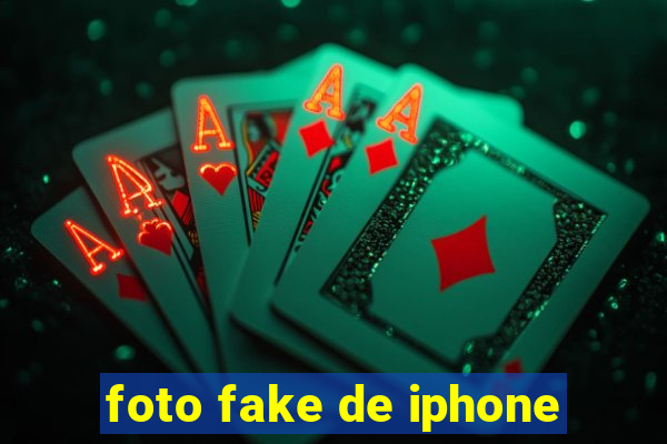 foto fake de iphone