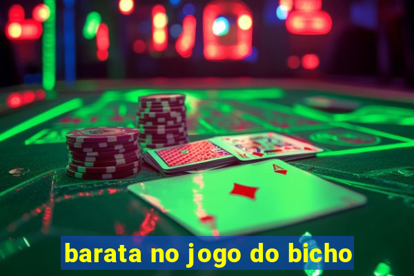 barata no jogo do bicho